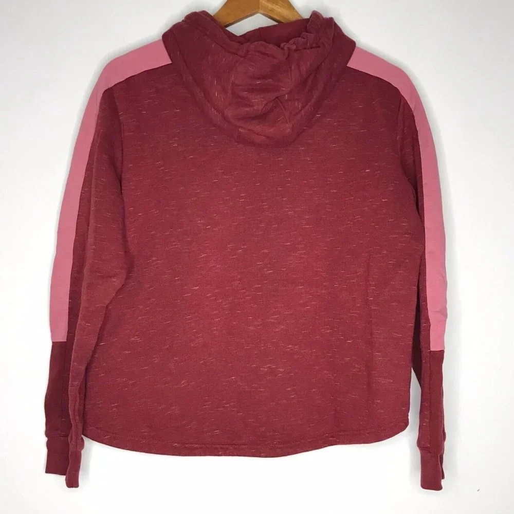 Adidas Women's Maroon Pink Pullover Women's Large Sweater